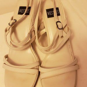 Westies Light Pink Strappy Sandals, Size 9